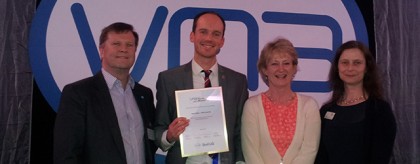 Mo Gannon judges at the VMA Young Marketer of The Year 2013
